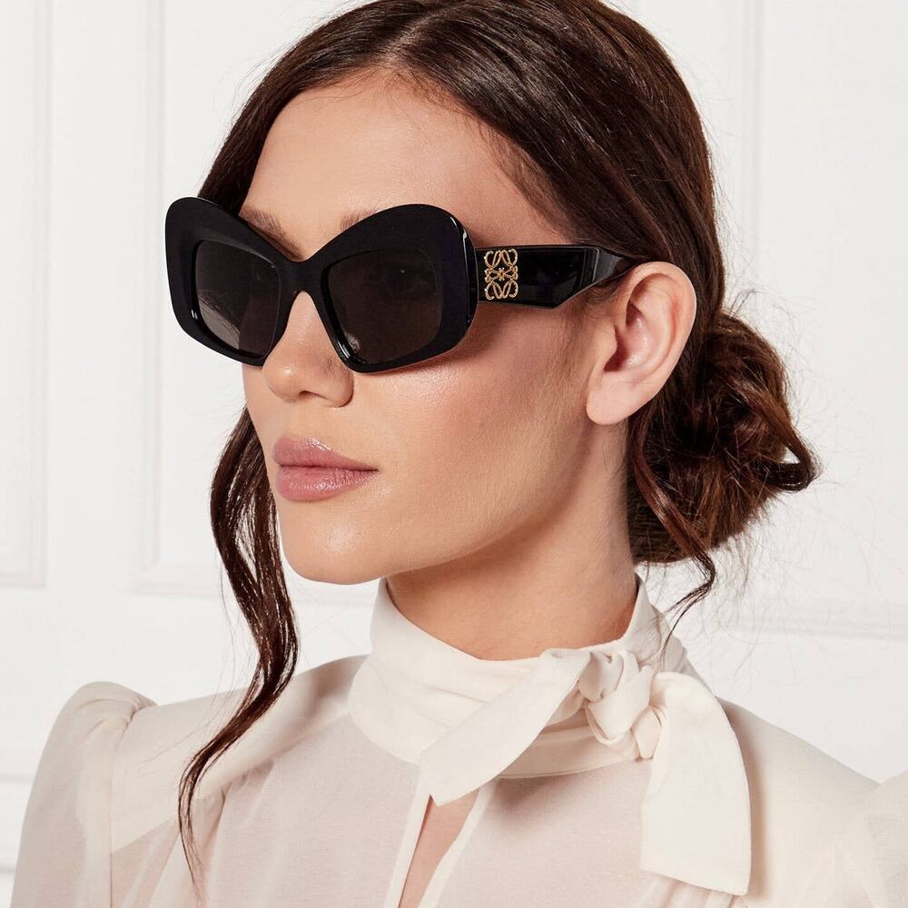 New LOEWE Sunglasses LW40128I 01A Authentic
